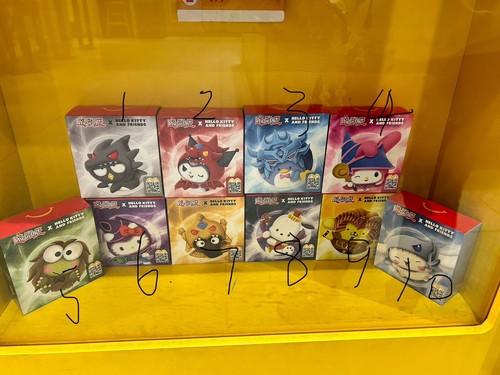2 piece 2024 McDonald's Toys X Sanrio Yu-Gi-Oh! x Hello Kitty and ...