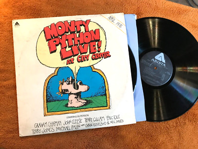Monty Python LIVE! AT CITY CENTER 1976 LP AB-4073 Banded +another record 1972 !!
