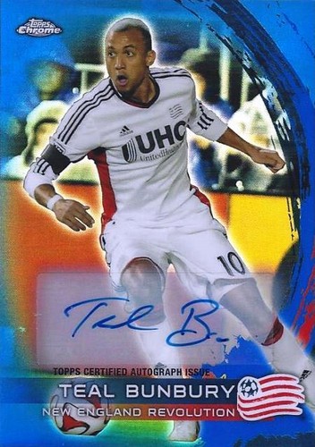 2014 Topps cromado Major League Soccer - autógrafos básicos azul paralelo/99 - elige - Imagen 5 de 26