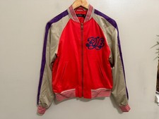 Polo Ralph Lauren Women Embroidered Dragon Satin Bomber Jacket Size S $395 New