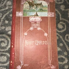 Post Card Album Made in Germany 50 Page Holds Up To 150 Cards