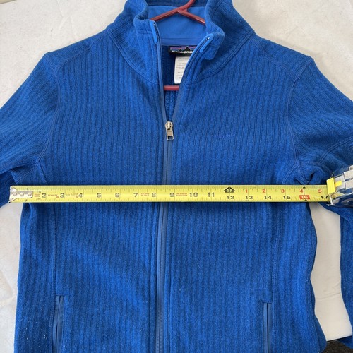 Patagonia Women’s Better Sweater Size Medium Blue Ribbed - Picture 8 of 9