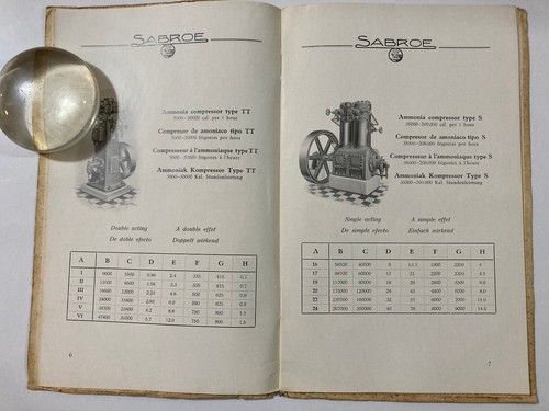 Sabroe Refrigerating Plants Old Catalog 1920/30s RARE Thomas THS. AARHUS DENMARK - Picture 4 of 9