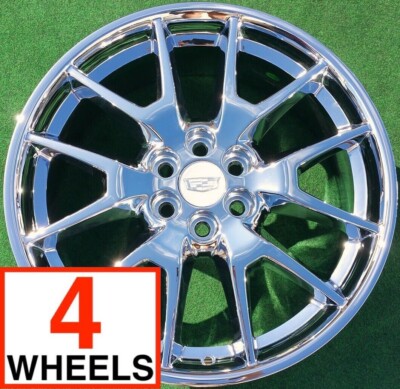 Cadillac XT5 Chrome 20 Wheels 2024 Set 4 NEW OEM Factory GM Spec