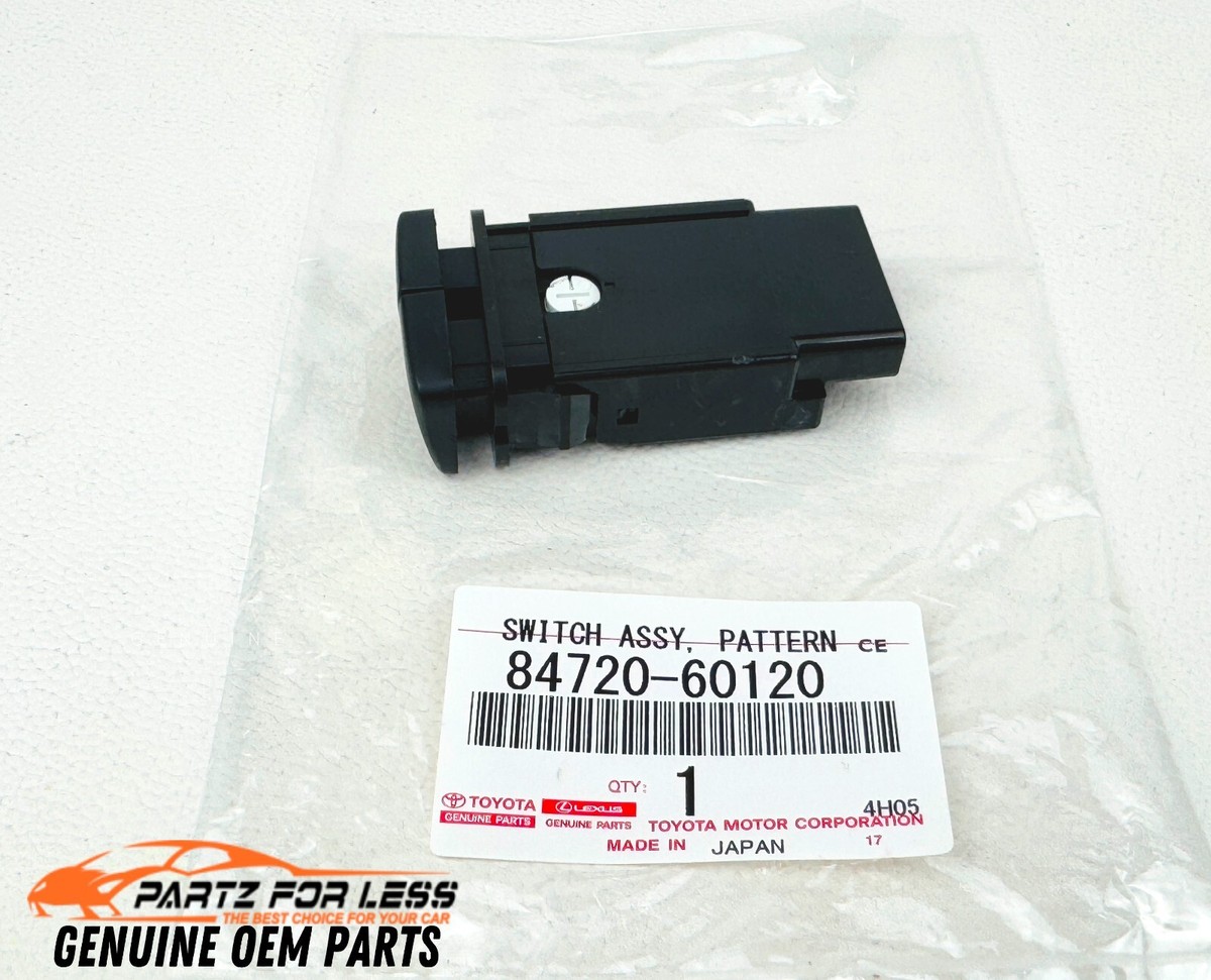 84720-60120 TOYOTA GENUINE SWITCH ASSY, PATTERN SELECT