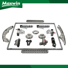 Timing Chain Kit w/ VVT Solenoid Fit Ford Edge Flex Taurus Lincoln MKT Mercury