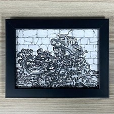 Dungeons & Dragons Gerahmt Kunst Gibbering Mouther Tamoachan D & D Monster