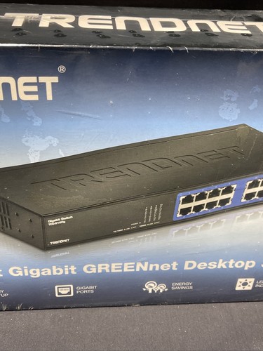 TRENDnet TEG-S17Dg, 16-Port Gigabit GREENnet Desktop Switch - Picture 4 of 14