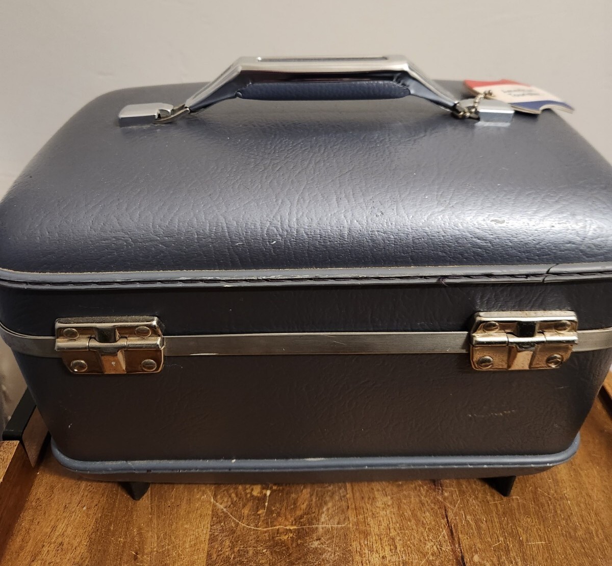 ビンテージ　1970年代　トランクケース　メイク道具付き　フランス ビンテージ 1970年代 トランクケース メイク道具付き フランス