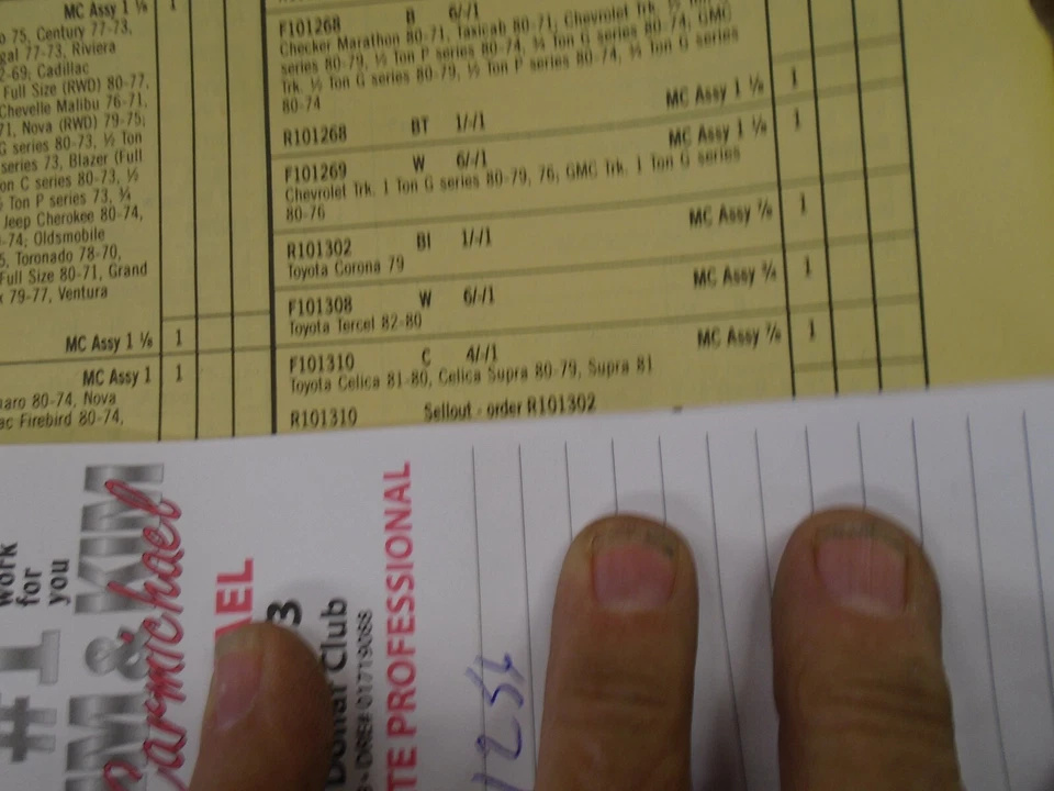 Cilindro maestro de freno Wagner F101310 para Toyota Celica 1979-1981 - HECHO EN JAPÓN Foto 2 de 2