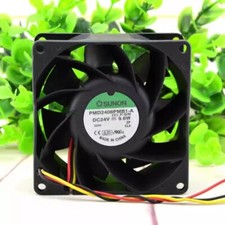 SUNON PMD2408PMB1-A 8038 DC24V 9.6W 8CM 3-Wire High Airflow Cooling Fan