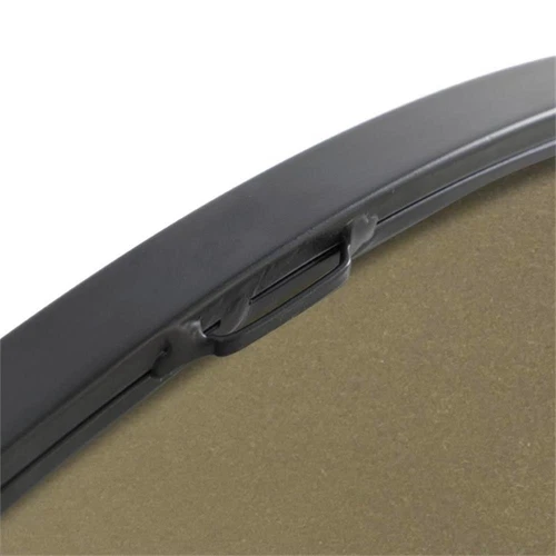 Elegant Decor Eternity 42" Round Metal Frame Mirror in Black - Picture 9 of 10