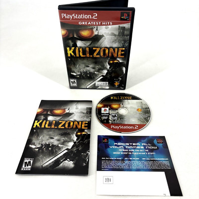 Killzone - Greatest Hits - PlayStation 2, 2004 - Complete w Manual & Reg Card