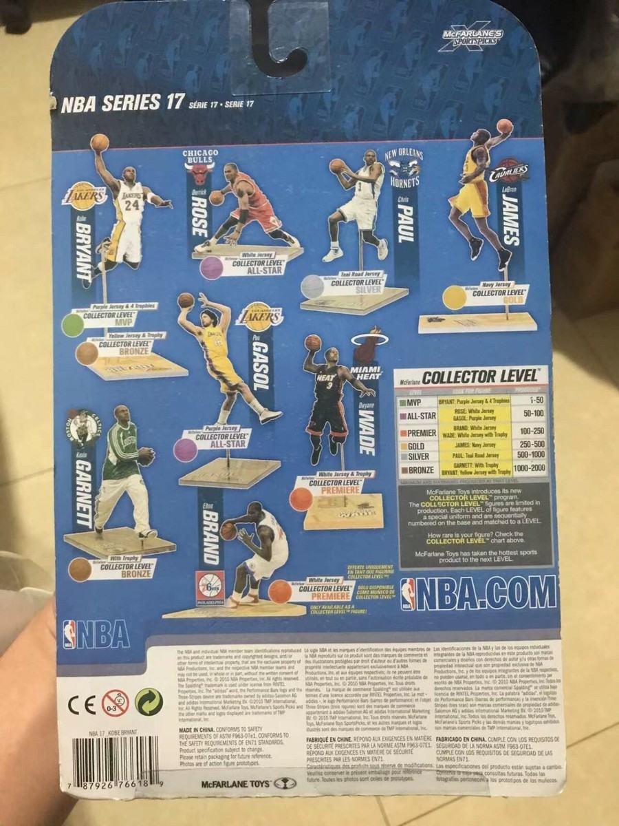 McFarlane Toys NBA Kobe Bryant Series 17 Los Angeles Lakers Action
