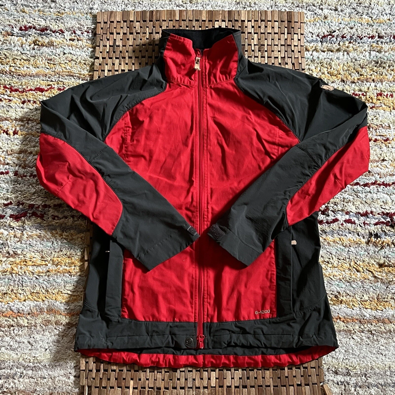 fjallraven g-1000 canvas full zip track jacket