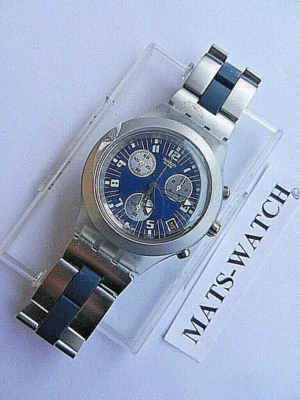 SWATCH+IRONY DIAPHANE CHRONO+SVCK4001G THUNDERSTORM+NEU/NEW - Bild 1 von 2