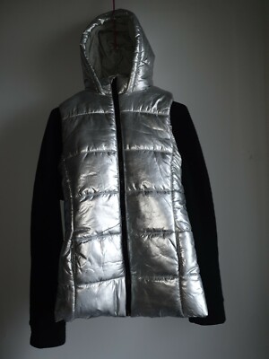 TOLLE SPACY SILBER WESTE NOBRAND GR 164 170 WENIG GETRAGEN 