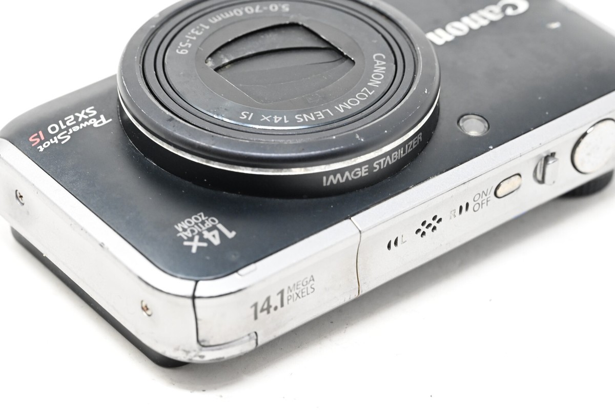 CANON PowerShot SX210 ISジャンク品142 Canon SX210 IS PowerShot Digital Camera 14xZoom FOR PARTS