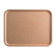 Cambro Mykonos Non-Slip Laminate Canteen Tray 43x33cm Birch | Free UK Shipping