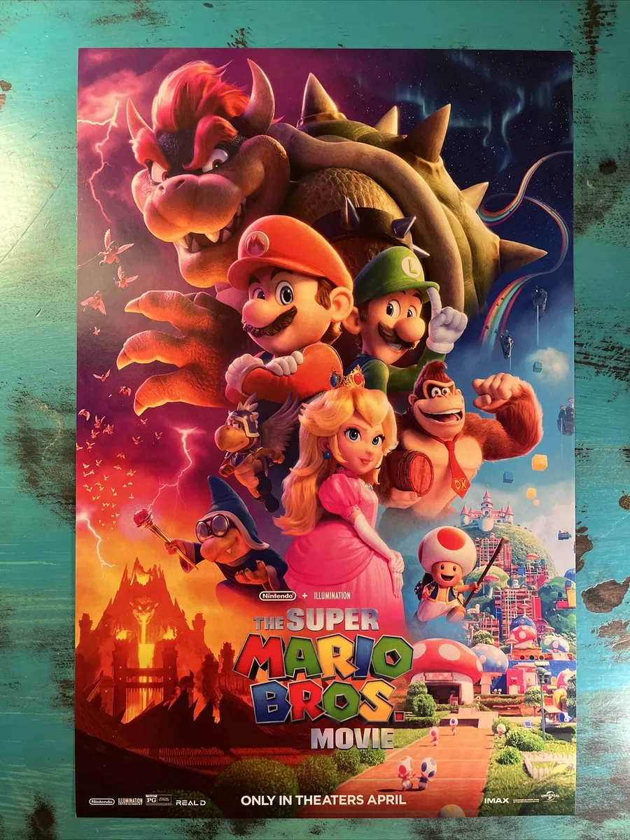 New Bowser The Super Mario Bros Movie 2023 Poster, Super Mario