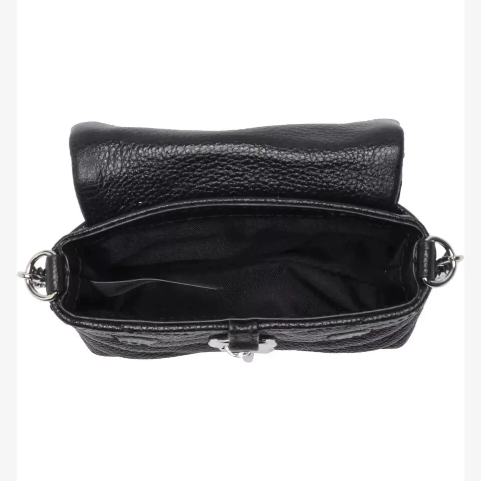 Rebecca Minkoff Edie Quilted Micro Crossbody Leather Black Very Rare - NWT - Image 4 of 4