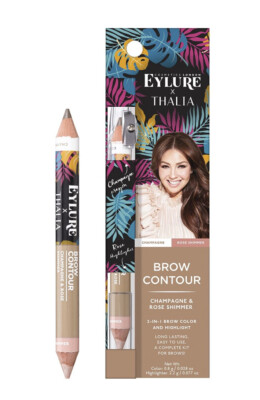 EYLURE X THALIA BROW CONTOUR  CHAMPAGNE AND ROSE SHIMMER 