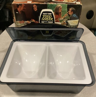 Tasty Temp Buffet Vintage Food Server 2-Compartment Hot & Cold No. 451 Box