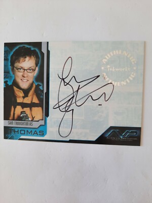 2004 Inkworks Authentic #A3 AVP Alien vs Predator Sam Troughton Auto #