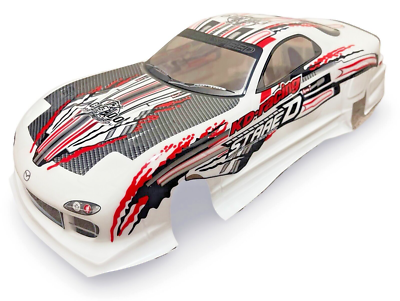 RX-7 PVC Pre-Painted Body Shell 1:10 RC OnRoad Cars WHEELBASE