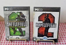 Battlefield &  Battlefield 2  Expansion  PC DVD Game 2005  With Manual and key