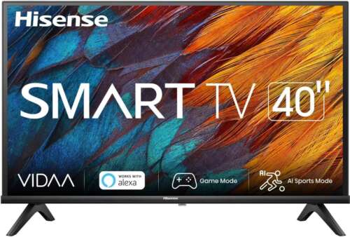 Hisense Smart TV 40" FHD DLED Smart TV Wi-Fi Nero 40A4K - Foto 1 di 10