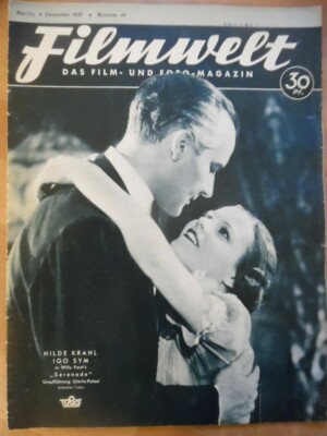 FILMWELT 49 - 1937 Hilde Krahl Igo Sym Johannes Heesters Jean Galland La Jana C