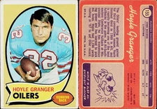 1970 Topps Football Card #155 Hoyle Granger