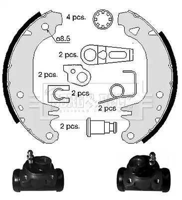 Jeu De Plaquettes De Frein MAPCO 8865 - Compatible Renault Twingo, Clio II - Diamètre 203 Mm, Largeur 38 Mm - 14