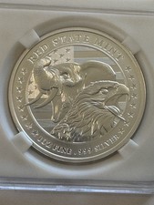 2024 Red State Mint 1 oz Silver Round Elephant Eagle .999 Fine Silver Bullion 85.00 per troy oz