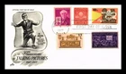 Dr Jim Stamps Talking Pictures 50Th Anniversary Multi Franked Combo Artcraft Fdc