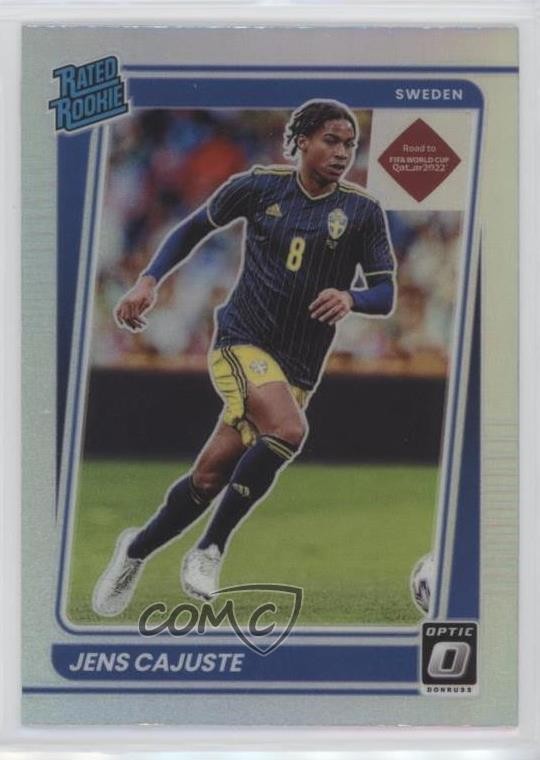 2021 Donruss Road to Qatar Rated Rookie Optic Holo Prizm Jens-Lys Cajuste 0q0m
