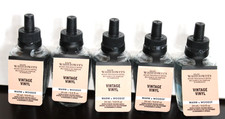 Set of 5 Bath Body Works Vintage Vinyl Wallflower Plug In Bulb Refills New