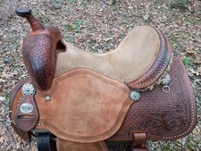 14.5" Martin Barrel Racing Saddle - 8" Gullet