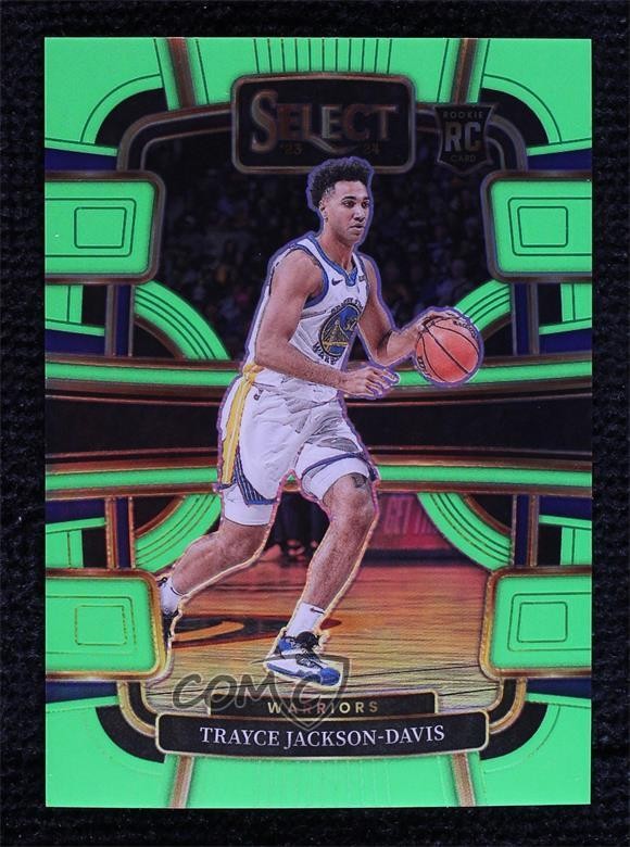2023 Panini Select Concourse Neon Green Prizm 8/75 Trayce Jackson-Davis #84 0y2q