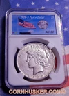 1928-S PEACE SILVER DOLLAR  AU 50  ~ BRIGHT ~ NICE STRIKE  ~ FREE SHIPPING 👀