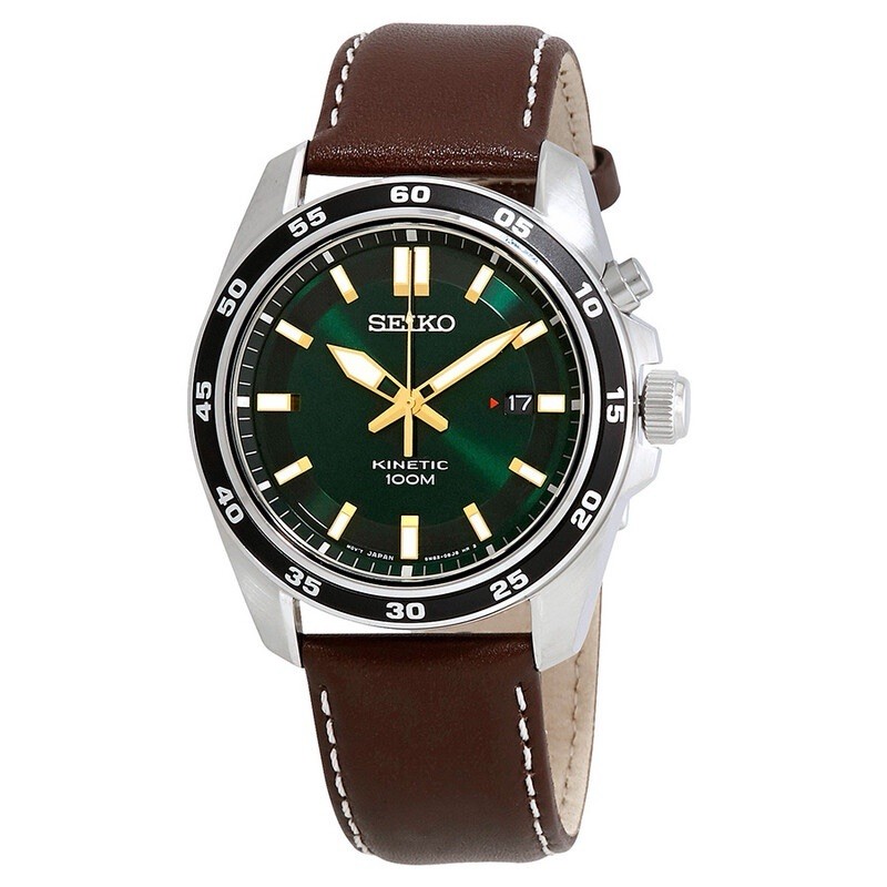 Наручные часы Seiko Kinetic Green Dial
