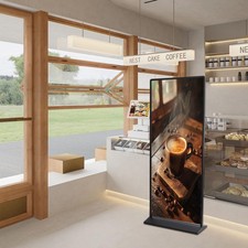 Poster Holder Stand, Pedestal Sign Stand,Double-Sided Heavy Duty Poster Display-