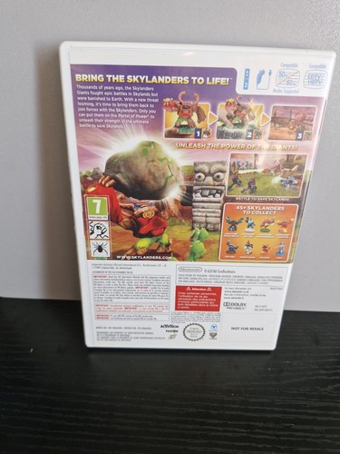 Skylanders Giants - Nintendo Wii - komplett mit Handbuch - in gutem Zustand - Bild 2 von 6