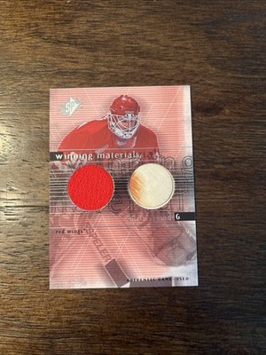 2000-01 SPx - Winning Materials Chris Osgood #CO (MEM) Detroit Red Wings Hockey