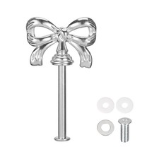 1-Tier Cupcake Stand Hardware Fittings for Cake Stand Bow-Knot Silver