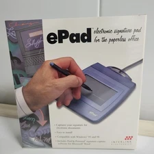 Interlink Epad Electronic Signature Pad for Word & Excel Windows 95/98
