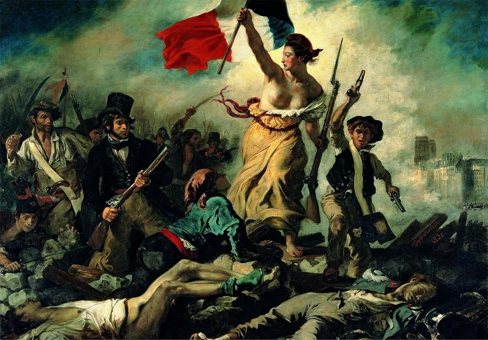 Clementoni Puzzle 1000 Pz Delacroix Liberty Leading The People 39459 - Immagine 2 di 4