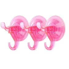 Antimbee 3 Pack Suction Cup Hooks, Clear Suction Cup Hanger, Removable Small ...