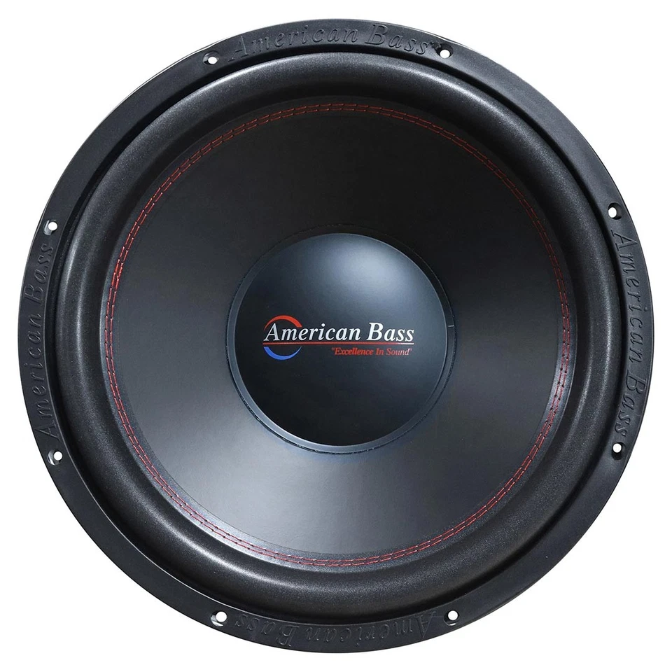 (2) AMERICAN BASS XO 15” DUAL 4-OHM CAR AUDIO SUBWOOFERS SUBS SUBWOOFER (1 PAIR) - Image 2 of 3